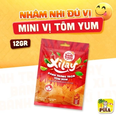 Combo Xìlay Mini 3 vị Tiệm Nhà Pula 12g - Tomyum, Muối Ớt Xiêm Đỏ, Xiêm Xanh - Giá chỉ 34.500đ 5