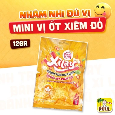 Combo Xìlay Mini 3 vị Tiệm Nhà Pula 12g - Tomyum, Muối Ớt Xiêm Đỏ, Xiêm Xanh - Giá chỉ 34.500đ 7