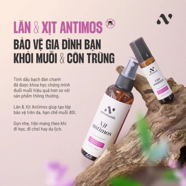 Combo Xịt và Lăn Đuổi Muỗi Côn Trùng AN Naturals Lành Tính, Hiệu Quả, Giá 239k 2