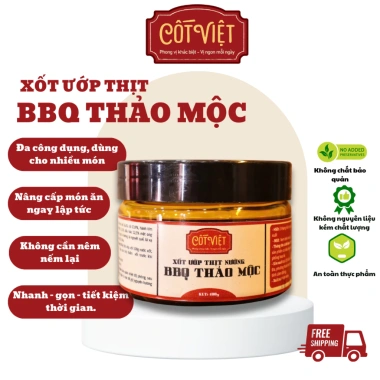 Combo Xốt Ướp Thịt Nướng BBQ Thảo Mộc & Muối Ớt Tứ Vị - Nhà Cốt Việt Giá 59.000 2