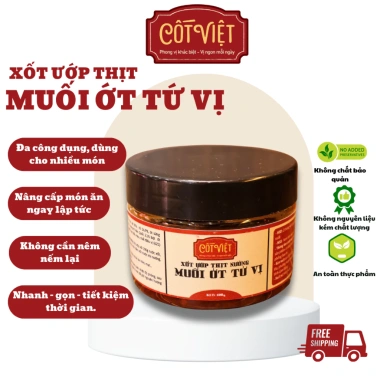 Combo Xốt Ướp Thịt Nướng BBQ Thảo Mộc & Muối Ớt Tứ Vị - Nhà Cốt Việt Giá 59.000 3