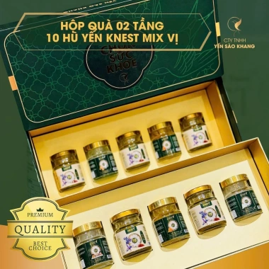 Combo yến hũ KNEST 8-12g 75ml - Tổ yến chưng Yến Sào Khang cho bệnh nhân, người cao tuổi 6