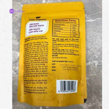Combo Yến Mạch & Hạt Chia Aztec Organics 200g: Dinh Dưỡng Cao, Giảm Cân, Giá 240k 7
