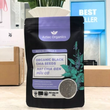 Combo Yến Mạch & Hạt Chia Aztec Organics 200g: Dinh Dưỡng Cao, Giảm Cân, Giá 240k 8