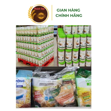 Combo Yến Mạch Nguyên Chất 800g + Ngũ Cốc Óc Chó Mè Đen 400g, Tặng 150g, Giá 205.000đ