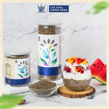 Combo Yến Mạch Vua 500g + Hạt Chia Đen Hữu Cơ 750g - Giảm 279k, Dinh Dưỡng Cao 7