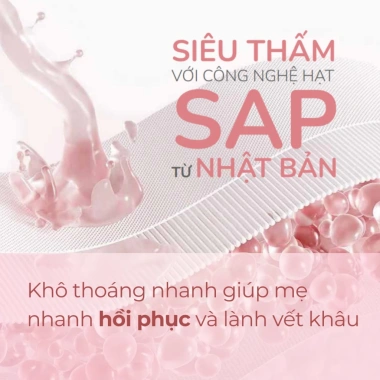 Combo Yeonchi cho mẹ bầu & đi sinh siêu mỏng, siêu hút ẩm Nhật Bản bông Organic - Giá 150.000đ 8