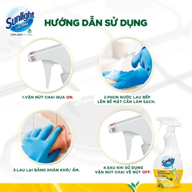 Combo Yêu Sạch Nhà Sunlight PowerFoam 500ml + Bioshield Côn Trùng 3,4kg - 114k 8