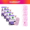 Combo4 Miếng Mặt Nạ Nhiệt Giảm Quầng Thâm Mắt Baby Lavender 15g - Dưỡng ẩm, làm ấm, ngủ sâu