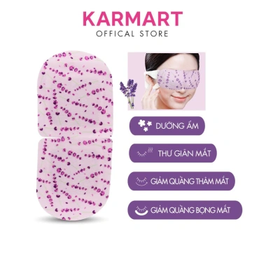 Combo4 Miếng Mặt Nạ Nhiệt Giảm Quầng Thâm Mắt Baby Lavender 15g - Dưỡng ẩm, làm ấm, ngủ sâu 3