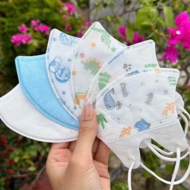 Comboo 100 khẩu trang 5D trẻ em - 9A, chống nắng, UV, giá chỉ 39.900₫