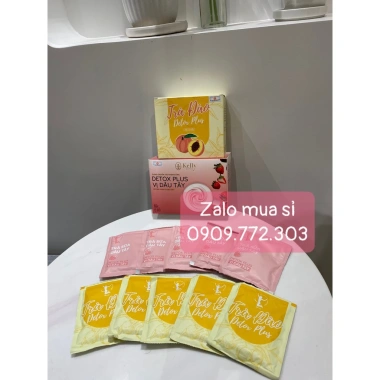 Comho Trà Đào Dâu Detox Giảm Cân 5 Gói - Hương Vị Thơm Ngon Dễ Uống Giá 298.000 VND 2