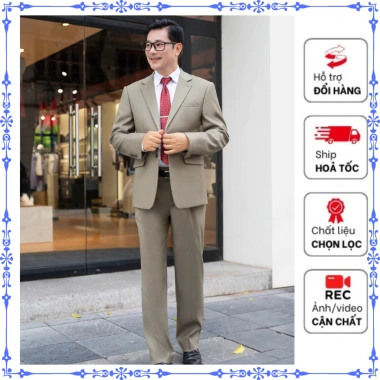 Comple nam trung niên - Vest cưới cao cấp, vest công sở, giảm còn 2.1 triệu