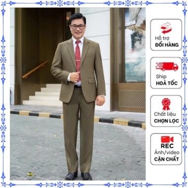 Comple nam trung niên - Vest cưới cao cấp, vest công sở, giảm còn 2.1 triệu 5