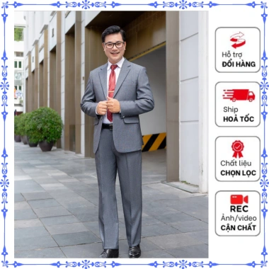 Comple nam trung niên - Vest cưới cao cấp, vest công sở, giảm còn 2.1 triệu 7