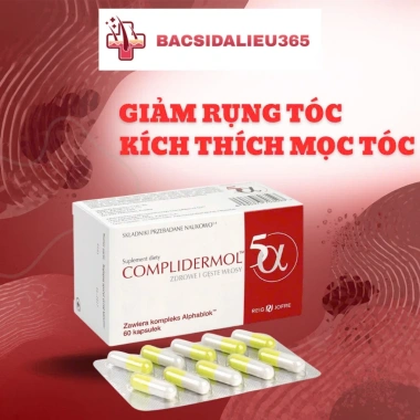 Complidermol 5 Alpha - Viên uống chống rụng tóc, kích thích mọc tóc, điều hoà - 700k VND