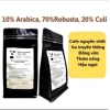 Compo 5kg cà phê 70% Robusta 20% Culi 10% Arabica Giá 1,3 tr, hương vị đậm đà