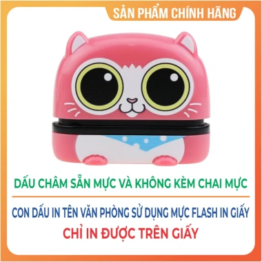 Con dấu in tên lên quần áo, hộp sữa, đồ dùng – mực vải giặt không phai, ưu đãi 160k
