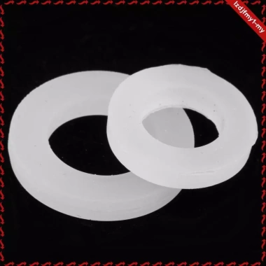 Con dấu phẳng cao su trắng Silicone vòi hoa sen Gasket Seal 100 chiếc - 124.300đ