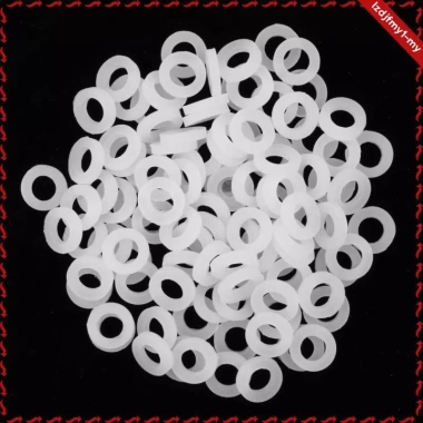 Con dấu phẳng cao su trắng Silicone vòi hoa sen Gasket Seal 100 chiếc - 124.300đ