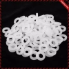 Con dấu phẳng cao su trắng Silicone vòi hoa sen Gasket Seal 100 chiếc - 124.300đ 7
