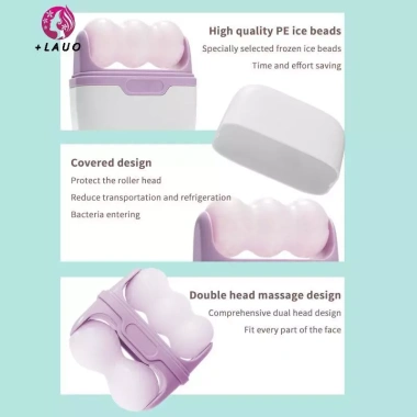 Con lăn đá hai đầu Springevenstar - Giảm đau nửa đầu, bọng mắt, chấn thương, lạnh, massage da