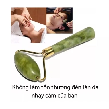 Con Lăn Massage Mặt Đá Tự Nhiên - Trẻ Hoá Da, Giảm Nếp Nhăn, Giá Ưu Đãi 29.000₫