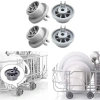 Con lăn máy rửa chén NLINNI - Bánh xe bát đĩa màu xám bền bỉ, phụ kiện thay thế cho Bosch Siemens Neff Beko, giá 42.900₫ 6