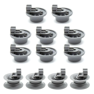 Con lăn máy rửa chén NLINNI - Bánh xe bát đĩa màu xám bền bỉ, phụ kiện thay thế cho Bosch Siemens Neff Beko, giá 42.900₫ 9