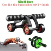 Con lăn tập bụng 2 4 bánh Siêu Rẻ tặng thảm lót giảm mỡ tại nhà giá 135.200đ