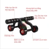 Con lăn tập bụng 2 4 bánh Siêu Rẻ tặng thảm lót giảm mỡ tại nhà giá 135.200đ 3