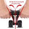 Con lăn tập bụng 2 4 bánh Siêu Rẻ tặng thảm lót giảm mỡ tại nhà giá 135.200đ 5