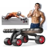 Con lăn tập bụng 4 bánh - Dụng cụ tập cơ bụng + Thảm lót, giảm giá 129k