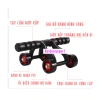 Con Lăn Tập Bụng 4 Bánh + Thảm Lót - Dụng Cụ Thể Dục, Cơ Bụng, Cơ Tay Hàng Loại 1 Giá Tốt 3