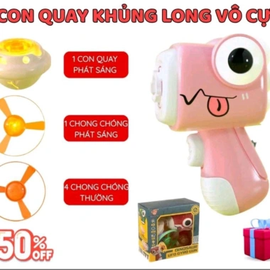 Con quay khủng long vô cực cho bé - Đồ chơi giáo dục, phát triển tư duy, 58.000₫