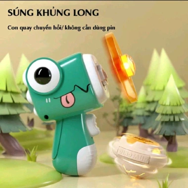 Con quay khủng long vô cực cho bé - Đồ chơi giáo dục, phát triển tư duy, 58.000₫