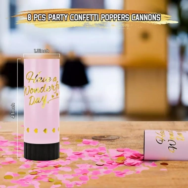 Confetti Poppers Đám Cưới 8 Chiếc Đảng Pháo Tay Xoắn Sinh Nhật Tốt Nghiệp 102.024 VND 2 Confetti Poppers Đám Cưới 8 Chiếc Đảng Pháo Tay Xoắn Sinh Nhật Tốt Nghiệp 102.024 VND 2