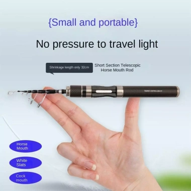 Confianza Bộ cần câu đầy đủ 2.025 - Sợi thủy tinh, máy quay siêu ngắn 1,5-1,8m, combo ưu đãi 275.440 VND 3 Confianza Bộ cần câu đầy đủ 2.025 - Sợi thủy tinh, máy quay siêu ngắn 1,5-1,8m, combo ưu đãi 275.440 VND 3