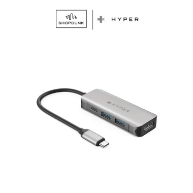 Cổng chuyển đổi HyperDriver Hub USB-C to HDMI 4K 60Hz 4in1 - Giá 1.550.000 VND