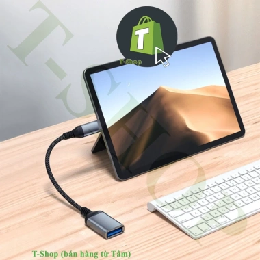 Cổng chuyển đổi Type C sang USB 3.0 OTG, 25.000đ, tương thích mọi thiết bị 4