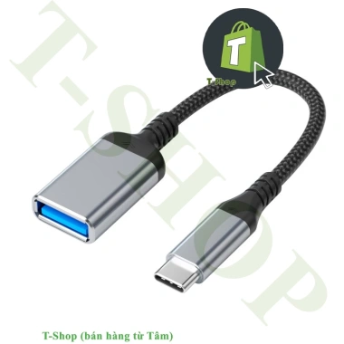 Cổng chuyển đổi Type C sang USB 3.0 OTG, 25.000đ, tương thích mọi thiết bị 5
