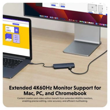 Cổng chuyển HUB HyperDrive Next HD4.004GL 8-in-1 USB-C PD 3.1 140W - Hàng chính hãng, giảm giá 2.18 triệu