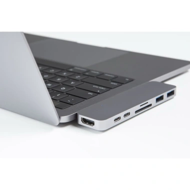 Cổng chuyển HyperDrive Duo 7-in-2 USB-C Hub Pro/Air GN28B - 7 cổng đa năng, tốc độ cao, giảm giá 20% chỉ 990.000₫