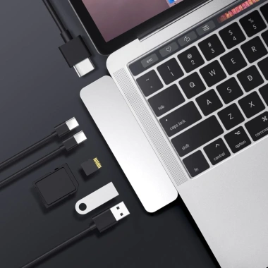 Cổng chuyển HyperDrive Duo 7-in-2 USB-C Hub Pro/Air GN28B - 7 cổng đa năng, tốc độ cao, giảm giá 20% chỉ 990.000₫