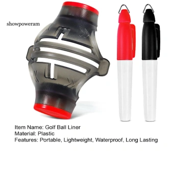 Công cụ căn chỉnh SPM + bộ bút đánh dấu bóng golf - Đánh dấu chính xác, nhẹ, di động