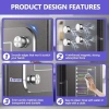 Công cụ lập kế hoạch hàng tuần Acrylic UTENEW tái sử dụng 8 dấu hiệu tháo rời bảng ghi chú nhà bếp giá 120.560 VND 3
