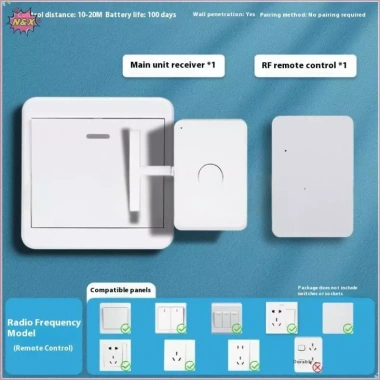 Công cụ tắt đèn không dây N & X - Điều khiển từ xa, tự động, sạc USB thông minh, giá 119.570₫