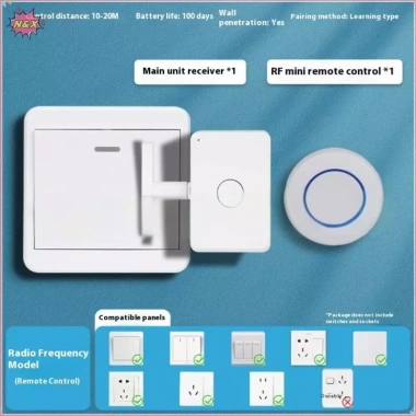 Công cụ tắt đèn không dây N & X - Điều khiển từ xa, tự động, sạc USB thông minh, giá 119.570₫ 9 Công cụ tắt đèn không dây N & X - Điều khiển từ xa, tự động, sạc USB thông minh, giá 119.570₫ 9