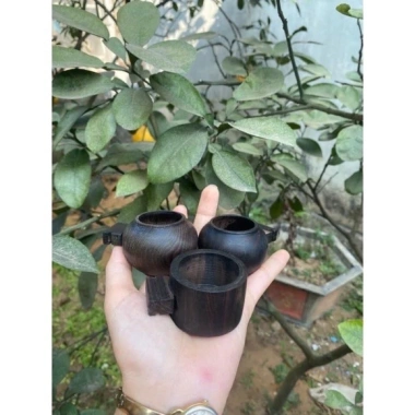 Cóng dừa chim chào mào cao cấp - Gỗ mun dừa bền đẹp, giá chỉ 100.000₫ 2