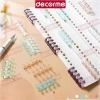 Còng nhựa cứng 5 lỗ nhiều màu – Phụ kiện sổ planner bullet journal DECORME, chỉ 16.900₫ 3